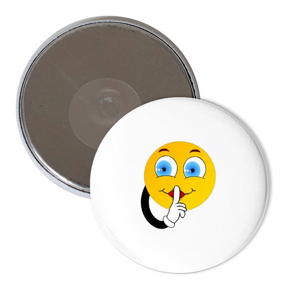 Magnet  s potiskem magnetka smajlík